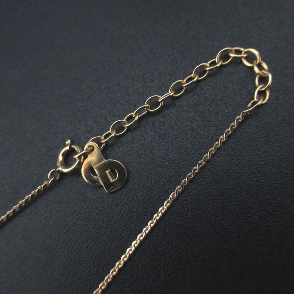 Christian Dior CD Logo Necklace - Picture 5 of 6